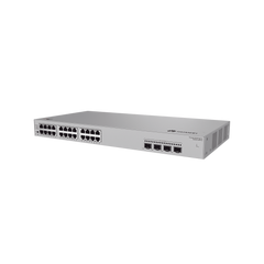 Switch de Acceso Gigabit Administrable PoE Capa 2 / 24 puertos 10/100/1000 Mbps (PoE) / 4 Puertos 2.5GE SFP Uplink / ERPS / IMGP Snooping / DHCP Snooping / PoE Perpetuo / 400 W / Administración Nube Gratis