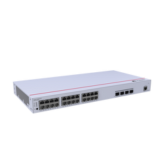 Switch de Distribución/Core Gigabit Administrable PoE Capa 3 / 24 puertos 10/100/1000 Mbps (PoE) / 4 Puertos 1GE SFP Uplink / ERPS / Rutas Estáticas / iStack / PoE Perpetuo / 400W / Administración Nube Gratis