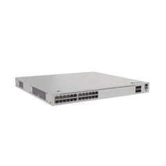 Switch de Distribución/Core Gigabit Administrable PoE Capa 3 / 24 puertos 1000/2.5Gbps (PoE) / 4 Puertos 10GE SFP+ Uplink / ERPS / Rutas Estáticas / iStack / PoE Perpetuo / 400W / Administración Nube Gratis