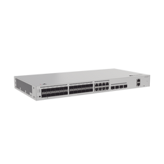 Switch de Distribución/Core Gigabit Administrable Capa 3 / 24 puertos 1GE SFP ( Combo con 8 Puertos 10/100/1000 Mbps) / 4 Puertos 10GE SFP+ Uplink / ERPS / Rutas Estáticas / iStack / Administración Nube Gratis