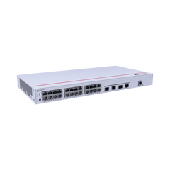 Switch de Distribución/Core Gigabit Administrable Capa 3 / 24 puertos 10/100/1000 Mbps / 4 Puertos 1GE SFP Uplink / ERPS / Rutas Estáticas / iStack / Administración Nube Gratis