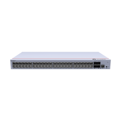 Switch de Distribución/Core Gigabit Administrable Capa 3 / 48 puertos 10/100/1000 Mbps / 4 Puertos 1GE SFP Uplink / ERPS / Rutas Estáticas / iStack / Administración Nube Gratis