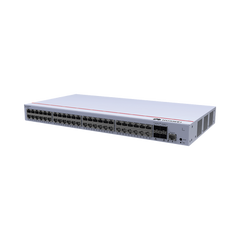 Switch de Distribución/Core Gigabit Administrable Capa 3 / 48 puertos 10/100/1000 Mbps / 4 Puertos 1GE SFP Uplink / ERPS / Rutas Estáticas / iStack / Administración Nube Gratis