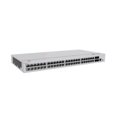 Switch de Distribución/Core Gigabit Administrable Capa 3 / 48 puertos 10/100/1000 Mbps / 4 Puertos 10GE SFP+ Uplink / ERPS / Rutas Estáticas / iStack / Administración Nube Gratis