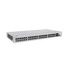 Switch de Distribución/Core Gigabit Administrable Capa 3 / 48 puertos 10/100/1000 Mbps / 4 Puertos 10GE SFP+ Uplink / ERPS / Rutas Estáticas / iStack / Administración Nube Gratis