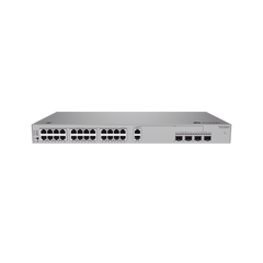 Switch Gigabit Administrable PoE Capa 3 / 24 Puertos 10/100/1000 Mbps (22 PoE) / 2 Puertos 2.5GE (PoE) combo 2 Puertos SFP 2.5GE /2 Puertos SFP+ 10GE / 400W / PoE Perpetuo / iStack / Administración Nube Gratis