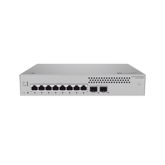 Switch de Acceso Gigabit Administrable Capa 2+ / 8 puertos 10/100/1000 Mbps / 2 Puertos 10GE SFP Uplink / ERPS / Rutas Estáticas / Administración Nube Gratis