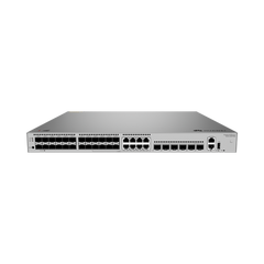 Switch Empresarial Core Gigabit Administrable Capa 3 / 24 puertos 1GE SFP ( Combo con 8 Puertos 10/100/1000 Mbps) / 4 Puertos 10GE SFP+ Uplink / 2 Puertos 10GE SFP+ (Stack) / ERPS / Ruteo Dinámico (RIP, OSPF, IS-IS y BGP) / iStack / Administraci&
