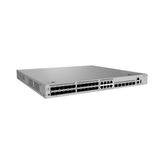 Switch Empresarial Core Gigabit Administrable Capa 3 / 24 puertos 1GE SFP ( Combo con 8 Puertos 10/100/1000 Mbps) / 4 Puertos 10GE SFP+ Uplink / 2 Puertos 10GE SFP+ (Stack) / ERPS / Ruteo Dinámico (RIP, OSPF, IS-IS y BGP) / iStack / Administraci&