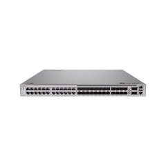 Switch Empresarial Core Híbrido Administrable Capa 3 / 24 puertos 10/100/1000 mbps / 16 Puertos SFP+ 10GE / 8 Puertos 25GE SFP28 / 2 Puertos 40/100GE QSFP28 / iStack / Ruteo Dinamico (RIP, OSPF, IS-IS y BGP) / Fuente redundante / Nube Gratis
