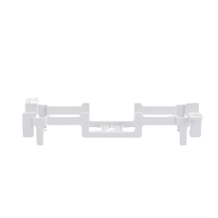 Bracket para Montaje de Regleta S66, Acepta 1 Regleta M150 y 1 Conector de 25 Pares de Cada Lado