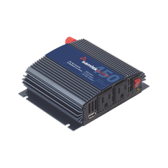 Inversor de Corriente Onda Modificada (CD-CA). Potencia Nominal 450 W, Ent:12Vcc, Sal: 115Vca 60 Hz.