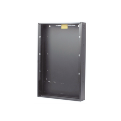 Caja posterior de 3 niveles para gabinete de panel contra incendio NOTIFIER, acero calibre 16, color negro