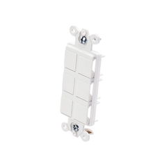 Caja de pared para contactos varios, 6 mini espacios.