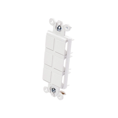 Caja de pared para contactos varios, 6 mini espacios.