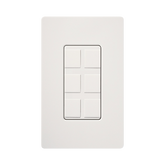 Caja de pared para contactos varios, 6 mini espacios.