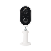 Cámara IP de Batería (Gran Angular) 3 Megapixel | WiFi | Audio Bidireccional | Batería Recargable 5200 mAh | IP65 |Exterior con Protección| Estadísticas de Energía | Detección de Humanos | Incluye Panel So