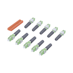 Conector Mecánico Monomodo SC/APC Pre-pulido 3mm (Bolsa con 10 PIEZAS)