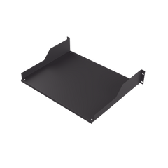 Charola para Soportar Equipos en Rack de 19 in, Profundidad de 34 cm, Color Negro, 2U