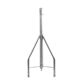 Tramo de Remate / Copete, tubo industrial 1 1/4" con tubo central 2 3/8", galvanizado por electrólisis.