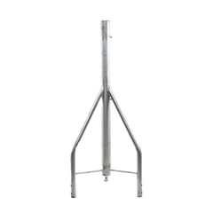 Tramo de Remate / Copete, tubo industrial 1 1/4" con tubo central 2 3/8", galvanizado por electrólisis.