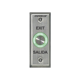 Botón de Salida con Aro Iluminado Color Verde y Rojo / IP65 / Buzzer / Función Toggle (Enclavado) / Temporizador / Relevador NC/NO/ Uso Exterior e Interior.
