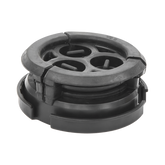 Bota pasamuro de 4". Incluye 3 orificios para cable coaxial de 7/8"