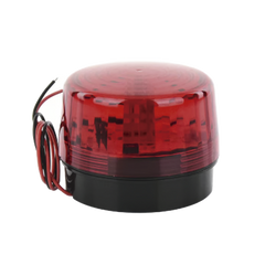 Luz Estroboscópica LED (35) / Patrones de Parpadeo Ajustables / 8 Patrones / Batería de Respaldo / 12-24 Vcc/Vca / Resistente al Clima IP66/IP55