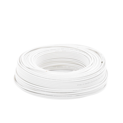 Bobina de 100 Metros (328.08 Pies) / Cable de CCA / 4 x 22 AWG / Tipo Aluminio Revestido de Cobre / Aplicaciones en Alarmas de Intrusión / Automatización