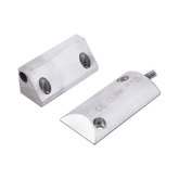 Contacto Magnético para Piso, Salida Dual NC/NA, GAP 65mm, Cubierta de Aluminio con 55cm de Cable Blindado