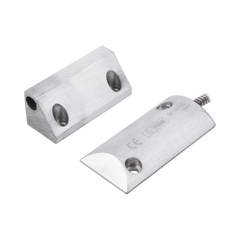 Contacto Magnético para Piso, Salida Dual NC/NA, GAP 65mm, Cubierta de Aluminio con 55cm de Cable Blindado