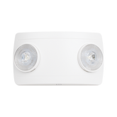 Luz de Emergencia Dual LED ultra compacta/150 lúmenes/Luz fría/Batería de Respaldo Incluida/Botón de test.