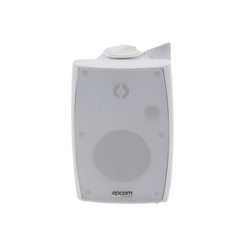 Altavoz de Pared de 2 vías | Woofer 4in + 1.5in | 2.5W - 20W | Para Sistemas 70/100V y 8 ohms | Material ABS | Rejilla y Bracket de Metal | Color Blanco