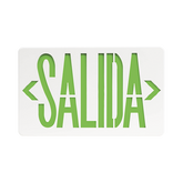 Letrero LED DUAL de SALIDA Universal con alto brillo/uso en pared, lateral o techo/Batería de Respaldo Incluida.