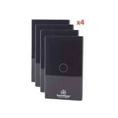 (Wifi) KIT 4 apagadores inteligentes Wifi compatibles con Alexa y GoogleHome