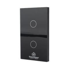(ZigBee) Apagador switch inalámbrico ZigBee, control de 2 regresos de carga, 110V