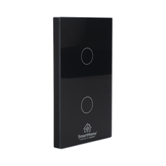 (ZigBee) Apagador switch inalámbrico ZigBee, control de 2 regresos de carga, 110V