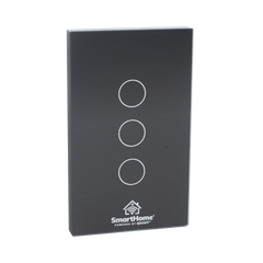 (Wifi) Apagador switch inalámbrico WIFI, control de 3 regresos de carga, 110V