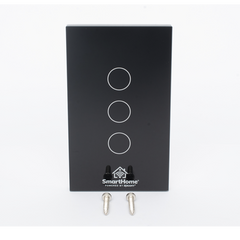 (Wifi) Apagador switch inalámbrico WIFI, control de 3 regresos de carga, 110V