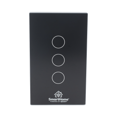 (Wifi) Apagador switch inalámbrico WIFI, control de 3 regresos de carga, 110V