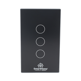 (Wifi) Apagador switch inalámbrico WIFI, control de 3 regresos de carga, 110V