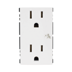 Módulo Dúplex de Contactos Eléctricos 10A 127V Color Blanco / Compatible con Cajas para Pavimento SM-CPAV-2 y SM-CPAV-4 / Requiere Adaptador SM-ADAP-FP para Fijación / Modelo 25424-30