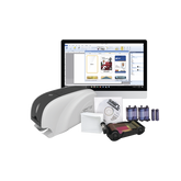 Kit Impresora de tarjetas PVC/ Una Cara /incluye: 2 x Ribbons, 100 Tarjetas PVC, Software, Kit Limpieza, Garantia 3 Años, Mascara de Seguridad UV