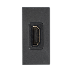 Módulo HDMI Hembra - Hembra Color Grafito / (K129B/14)