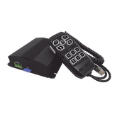 Sirena Vehicular de 100W de Potencia, Con Controlador Unimando Para Control de Tonos, 4 Salidas Auxiliares y Microfono