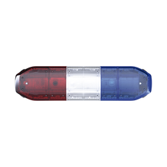 Barra de luces LED de 48", 216 LED, Dual Color, Programable, Rojo/Azul/Ámbar/Claro, Ideal para Equipar Unidades de Seguridad Publica con Domos Rojo, Claro y Azul