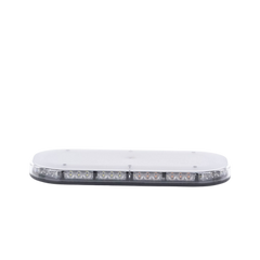 Mini barra de 42 LED, ámbar/blanco, 15 Pulgadas, SAE, Montaje Fijo Con Tornillos, 12-24 Vcd, Lente transparente