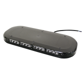 Mini barra de 42 LED, ámbar/blanco, 15 Pulgadas, SAE, Montaje Fijo Con Tornillos, 12-24 Vcd, Lente transparente