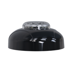 Estrobo Oculto de 12 LED, Brida negra, 12 Vcd, Rojo/Azul, Lente transparente