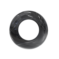 Estrobo Oculto de 12 LED, Brida negra, 12 Vcd, Clara, Lente transparente
